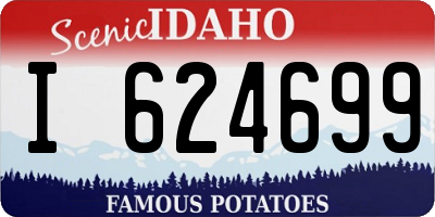 ID license plate I624699