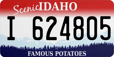 ID license plate I624805
