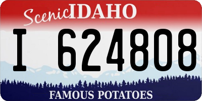 ID license plate I624808
