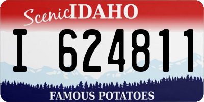 ID license plate I624811