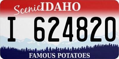 ID license plate I624820