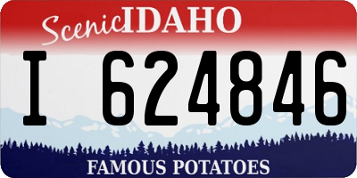 ID license plate I624846
