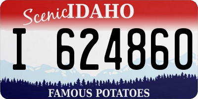 ID license plate I624860
