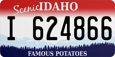 ID license plate I624866