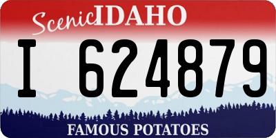 ID license plate I624879