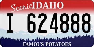 ID license plate I624888