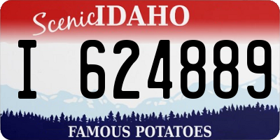 ID license plate I624889