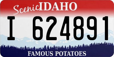 ID license plate I624891