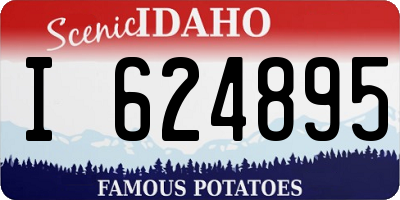 ID license plate I624895