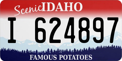 ID license plate I624897
