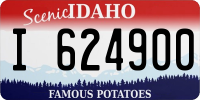 ID license plate I624900