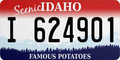 ID license plate I624901