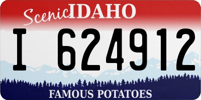 ID license plate I624912