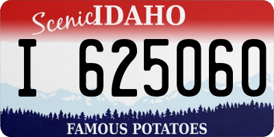 ID license plate I625060