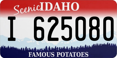 ID license plate I625080