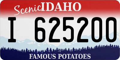 ID license plate I625200