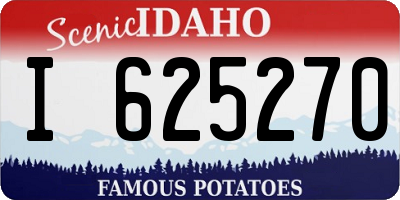 ID license plate I625270