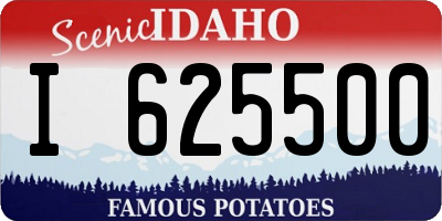 ID license plate I625500