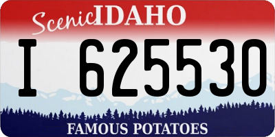 ID license plate I625530