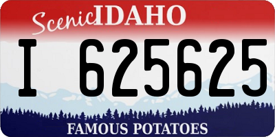 ID license plate I625625