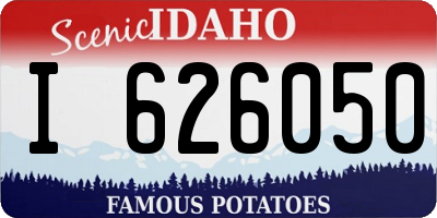 ID license plate I626050