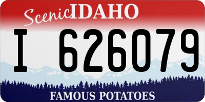 ID license plate I626079