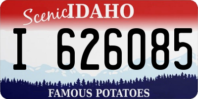 ID license plate I626085