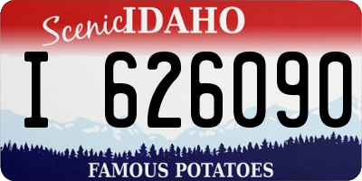 ID license plate I626090