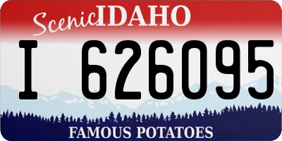 ID license plate I626095