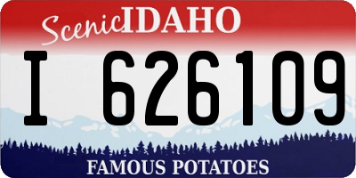 ID license plate I626109