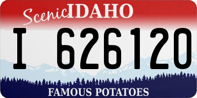 ID license plate I626120