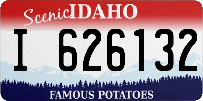 ID license plate I626132