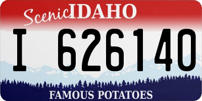 ID license plate I626140