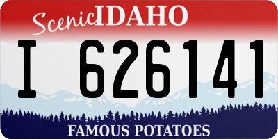 ID license plate I626141
