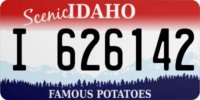 ID license plate I626142