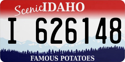 ID license plate I626148
