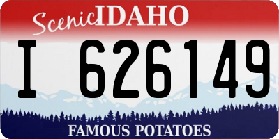 ID license plate I626149