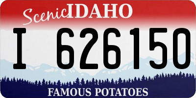 ID license plate I626150