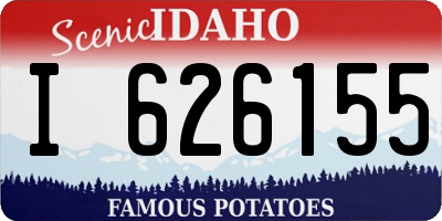 ID license plate I626155