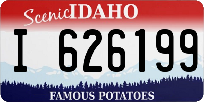 ID license plate I626199
