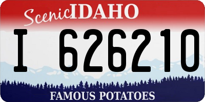 ID license plate I626210