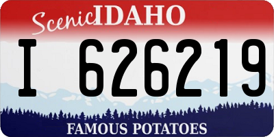 ID license plate I626219