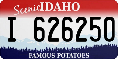 ID license plate I626250