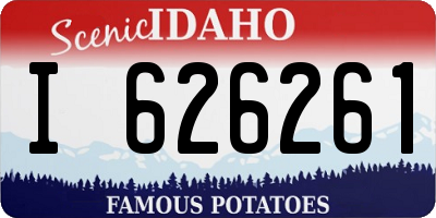 ID license plate I626261