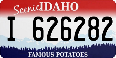 ID license plate I626282