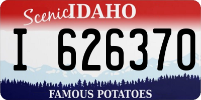 ID license plate I626370