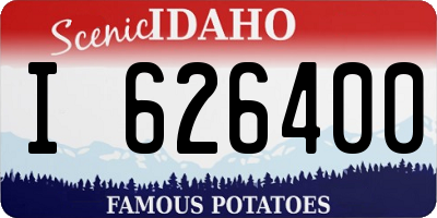 ID license plate I626400