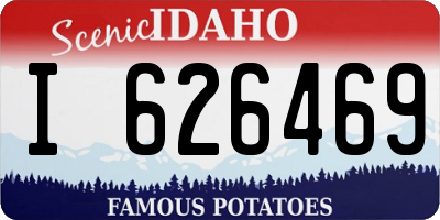 ID license plate I626469