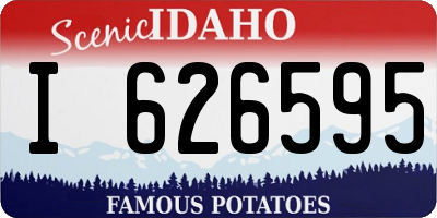 ID license plate I626595
