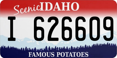 ID license plate I626609